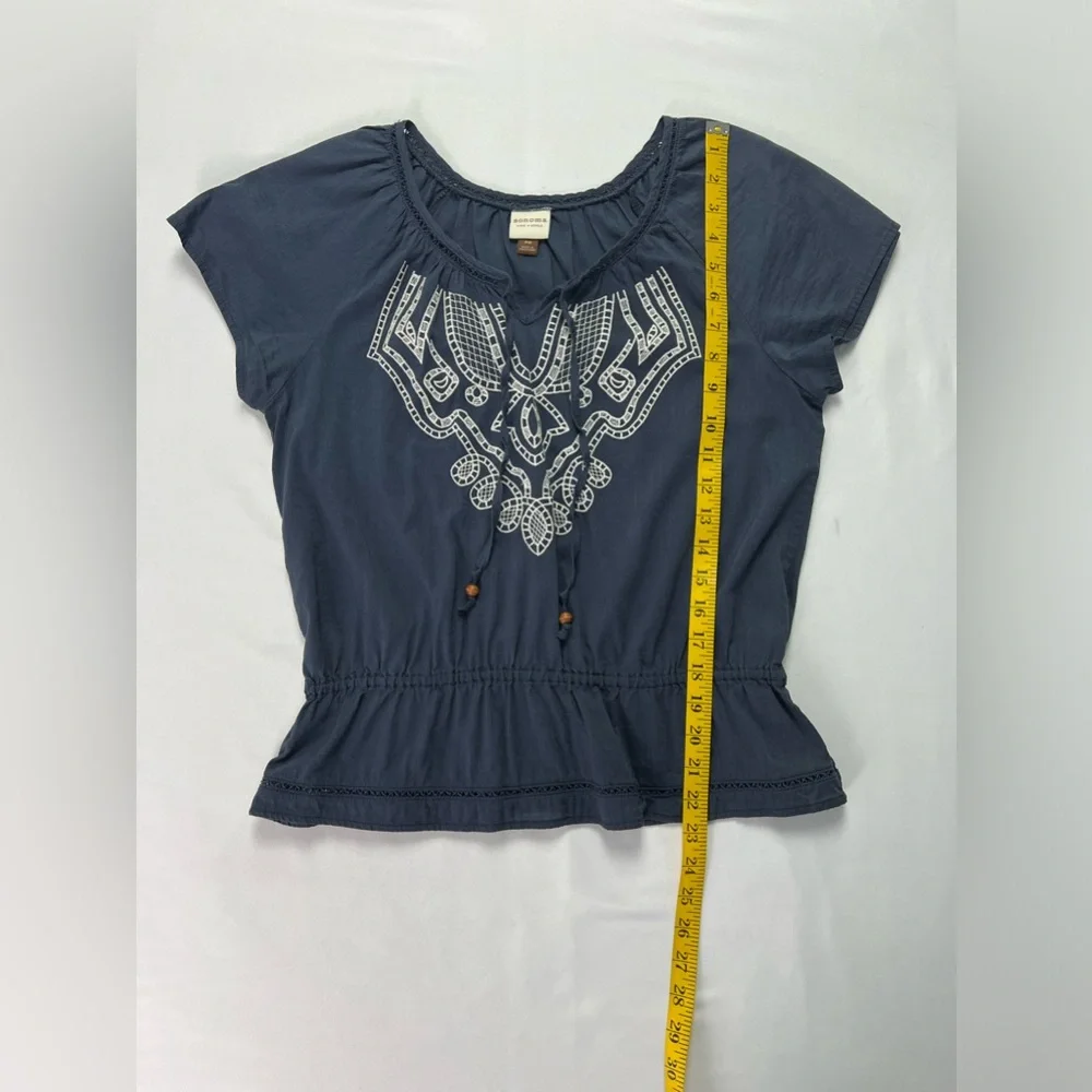 Sonoma Life + Style Embroidered Boho Top - Picture 8 of 11